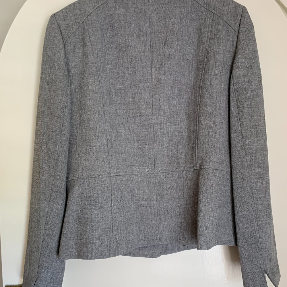 KASPER gray jacket lined - Picture 3 of 4